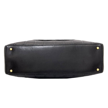 CHANEL Chocolate bar COCO Mark GoldHardware Shoulder Bag Lambskin Ladies [Used]