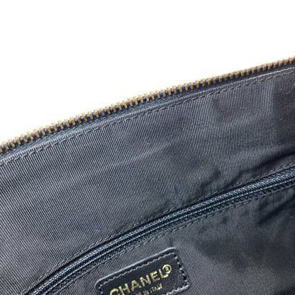 CHANEL Chocolate bar COCO Mark GoldHardware Shoulder Bag Lambskin Ladies [Used]