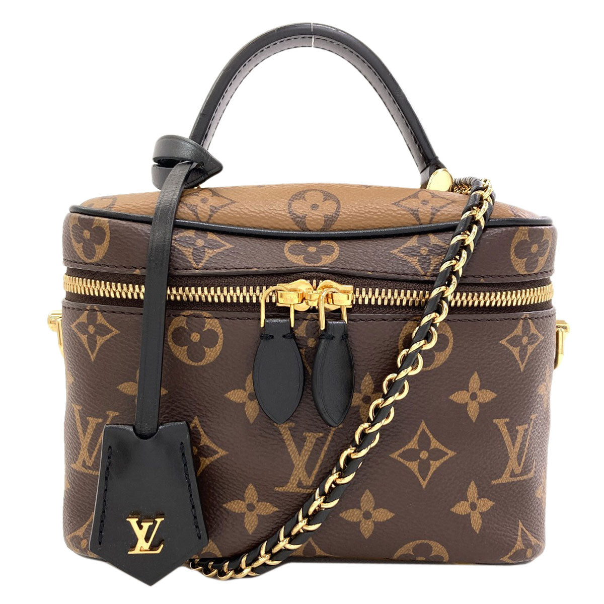 LOUIS VUITTON M47128 Vanity NV PM Handbag Monogram reverse Ladies [Used]