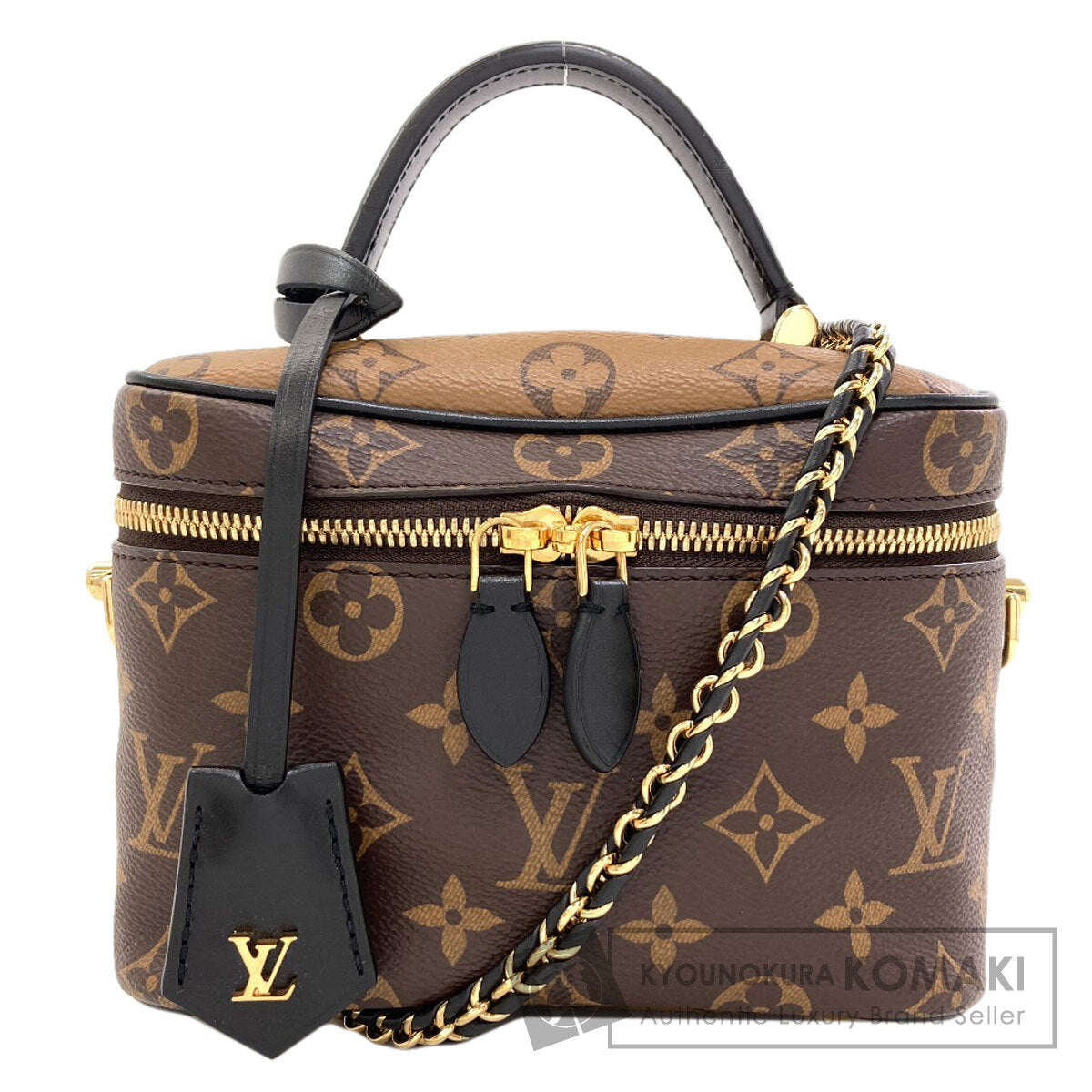 LOUIS VUITTON M47128 Vanity NV PM Handbag Monogram reverse Ladies [Used]