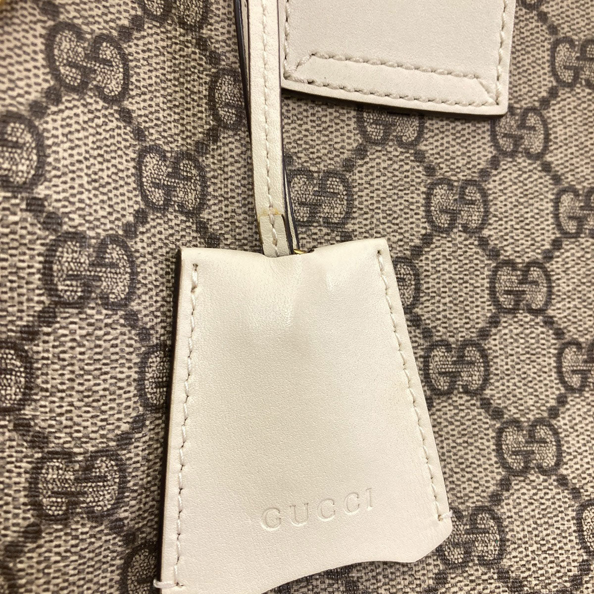 GUCCI 498156 Padlock GG Supreme Shoulder Bag PVC Ladies [Used]