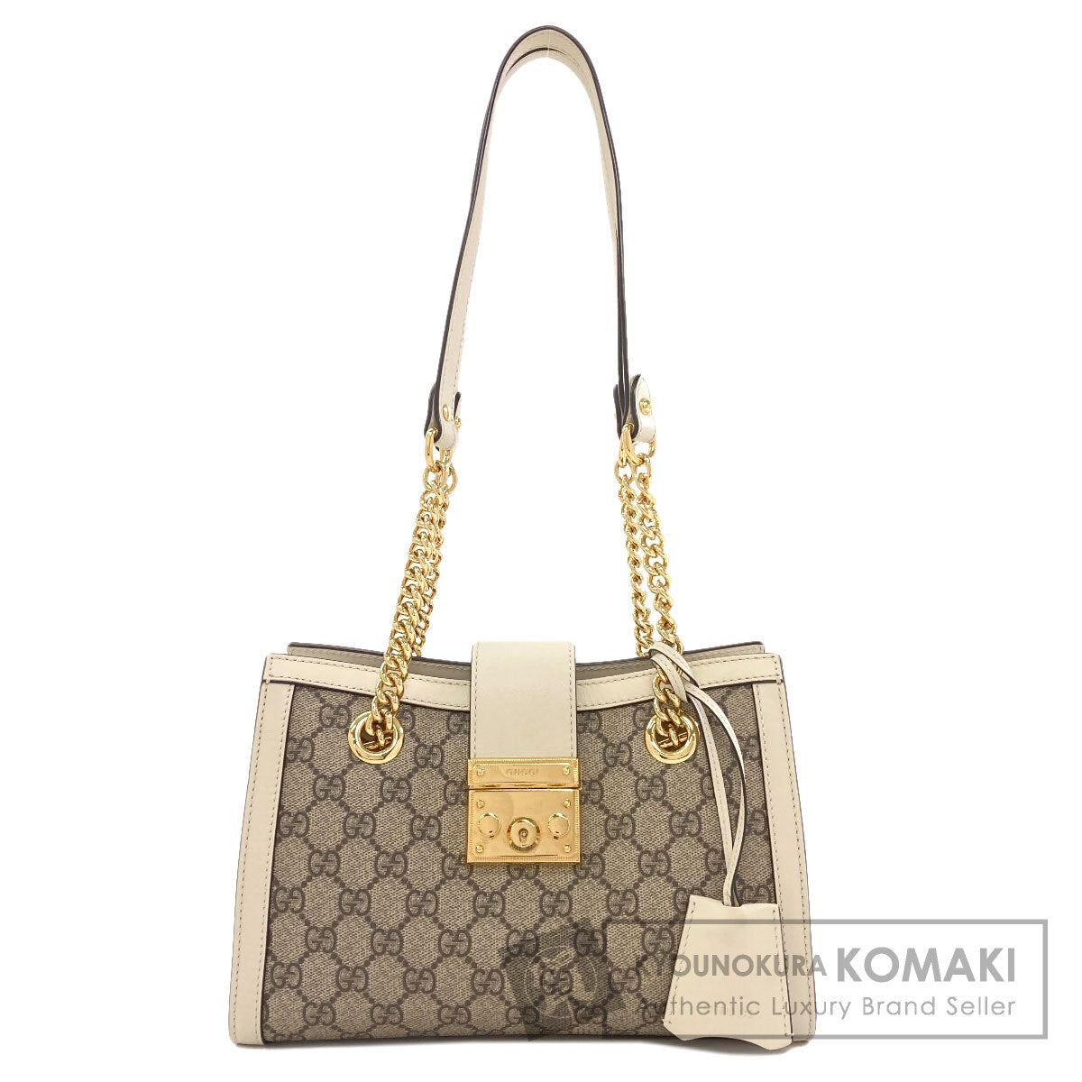 GUCCI 498156 Padlock GG Supreme Shoulder Bag PVC Ladies [Used]