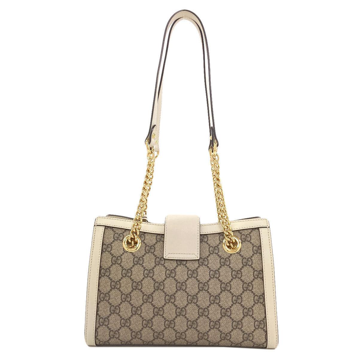 GUCCI 498156 Padlock GG Supreme Shoulder Bag PVC Ladies [Used]