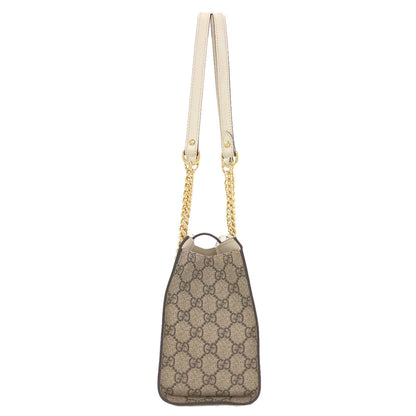 GUCCI 498156 Padlock GG Supreme Shoulder Bag PVC Ladies [Used]