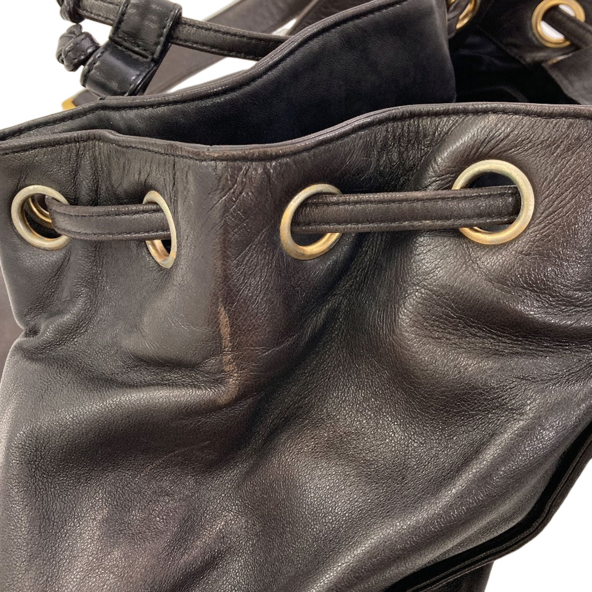 CHANEL COCO Mark GoldHardware Backpack Â· Daypack Lambskin Ladies [Used]