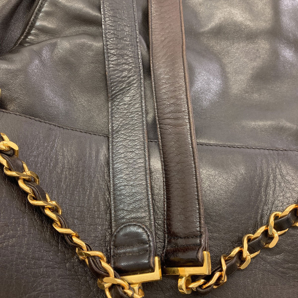 CHANEL COCO Mark GoldHardware Backpack Â· Daypack Lambskin Ladies [Used]