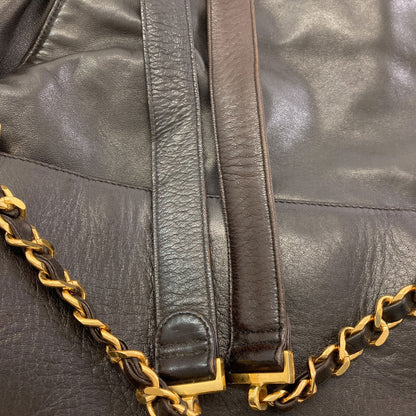 CHANEL COCO Mark GoldHardware Backpack Â· Daypack Lambskin Ladies [Used]