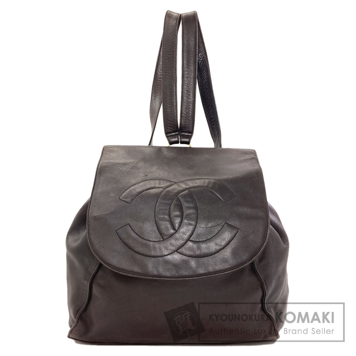 CHANEL COCO Mark GoldHardware Backpack Â· Daypack Lambskin Ladies [Used]