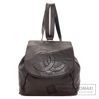 CHANEL COCO Mark GoldHardware Backpack Â· Daypack Lambskin Ladies [Used]