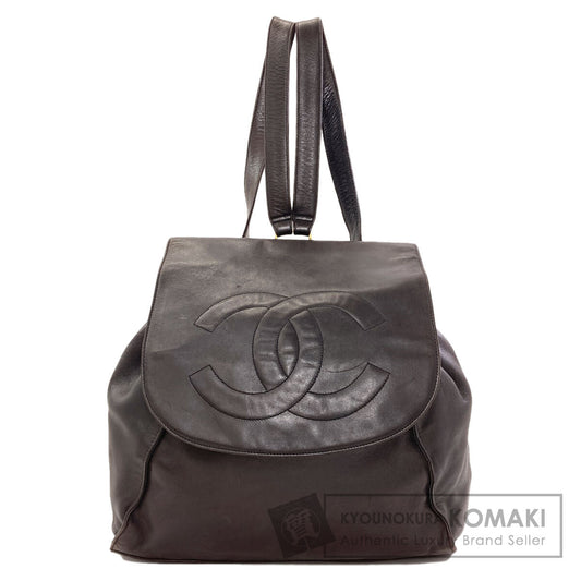 CHANEL COCO Mark GoldHardware Backpack Â· Daypack Lambskin Ladies [Used]