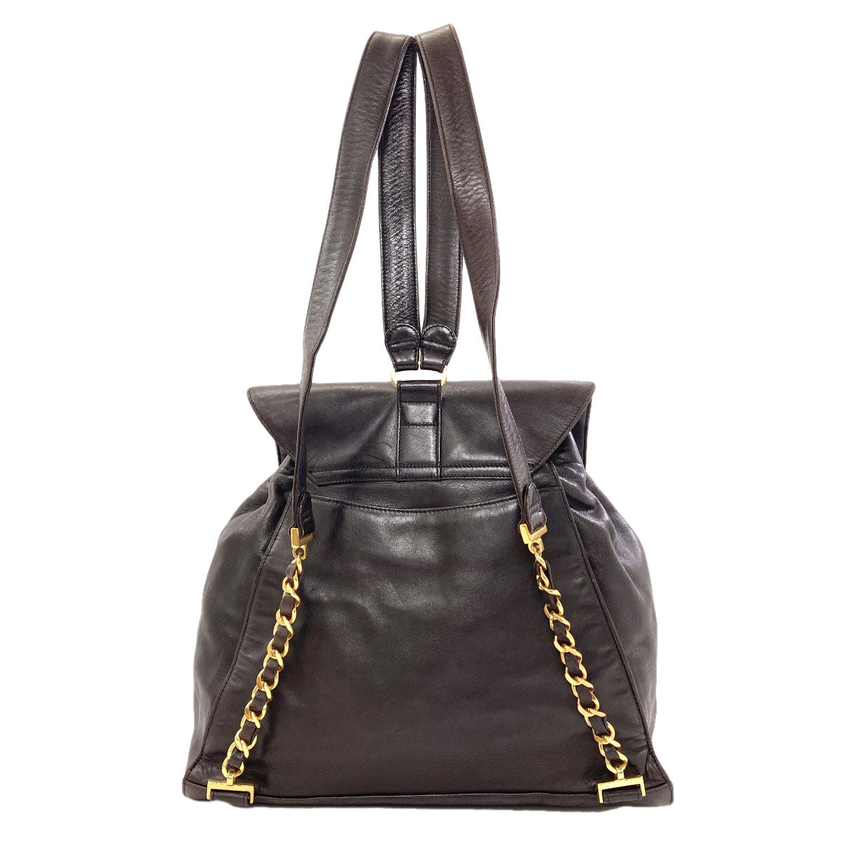 CHANEL COCO Mark GoldHardware Backpack Â· Daypack Lambskin Ladies [Used]