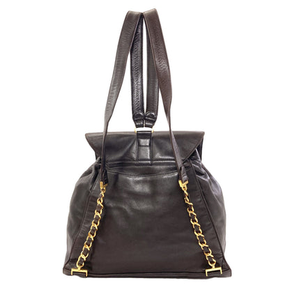 CHANEL COCO Mark GoldHardware Backpack Â· Daypack Lambskin Ladies [Used]