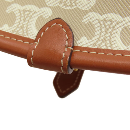 CELINE Falco Triomphe Shoulder Bag PVC Ladies [Used]
