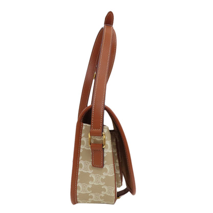 CELINE Falco Triomphe Shoulder Bag PVC Ladies [Used]