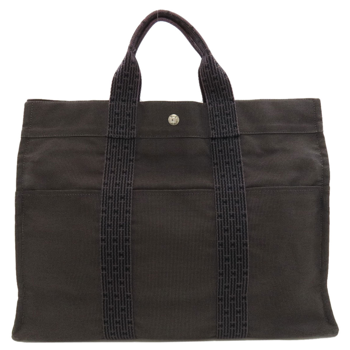 HERMES Her Line Tote MM Handbag Canvas Ladies [Used]