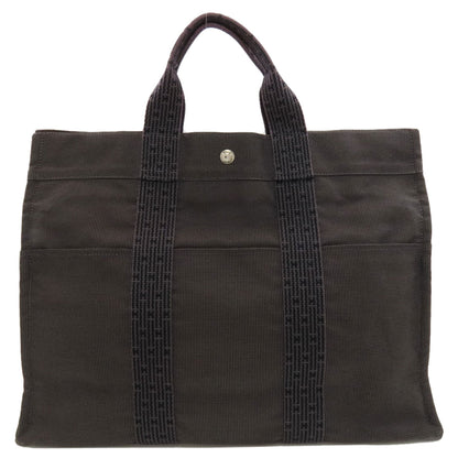 HERMES Her Line Tote MM Handbag Canvas Ladies [Used]