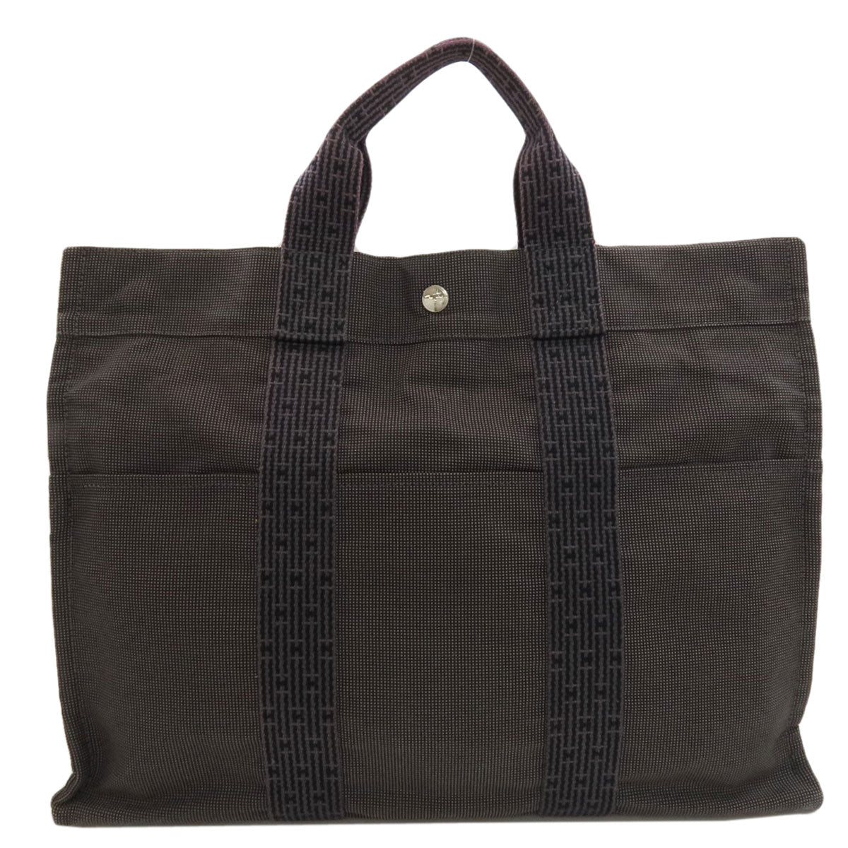 HERMES Her Line Tote MM Handbag Canvas Ladies [Used]