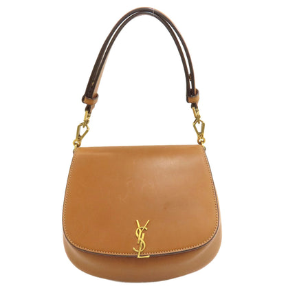 YVES SAINT LAURENT Voltaire Mini Top Handle Cassandra Handbag Leather Ladies [Used]