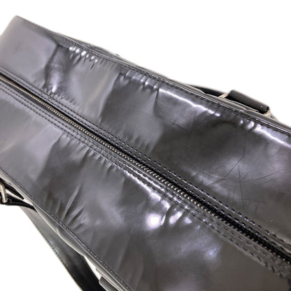 CHANEL Choco Bar SilverHardware Tote Bag Enamel Ladies [Used]