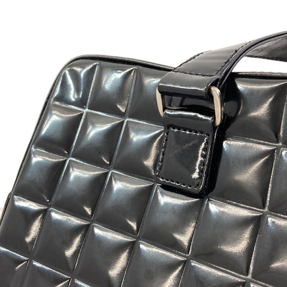 CHANEL Choco Bar SilverHardware Tote Bag Enamel Ladies [Used]