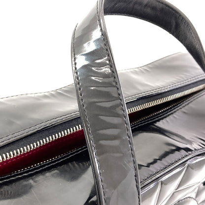 CHANEL Choco Bar SilverHardware Tote Bag Enamel Ladies [Used]