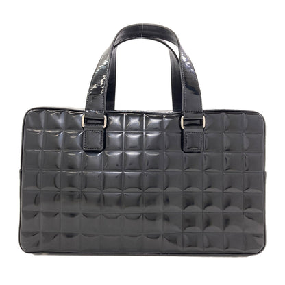 CHANEL Choco Bar SilverHardware Tote Bag Enamel Ladies [Used]