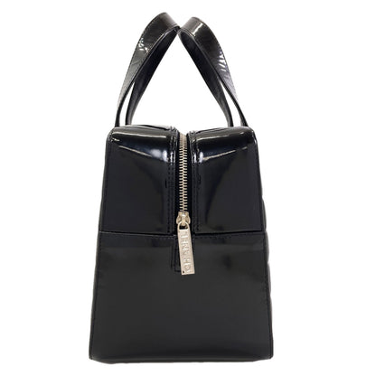CHANEL Choco Bar SilverHardware Tote Bag Enamel Ladies [Used]