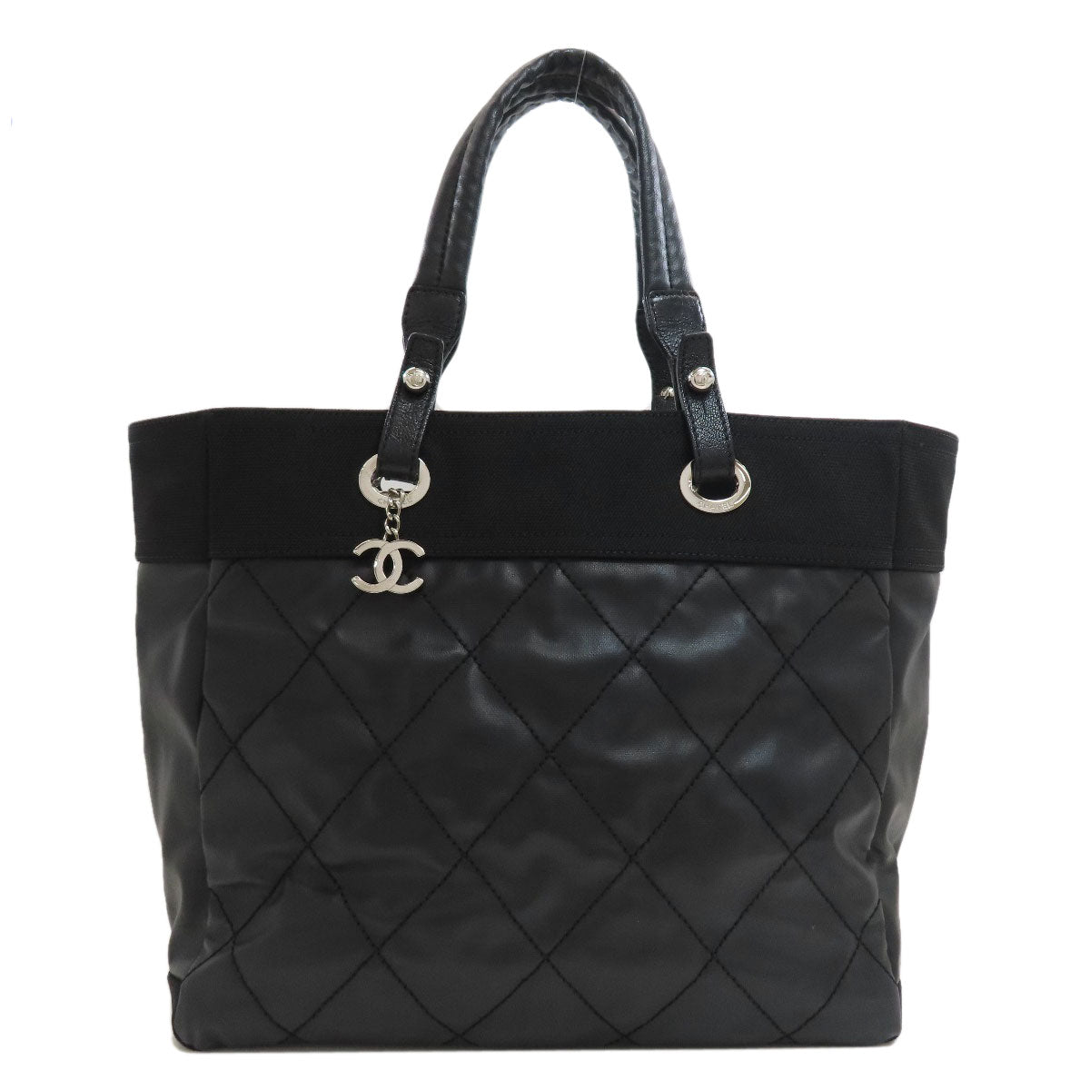 CHANEL Pali Biarritz Tote SilverHardware Tote Bag Coating canvas Ladies [Used]