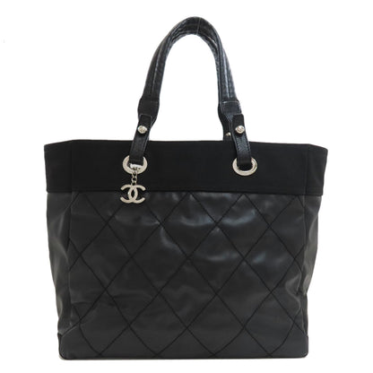 CHANEL Pali Biarritz Tote SilverHardware Tote Bag Coating canvas Ladies [Used]