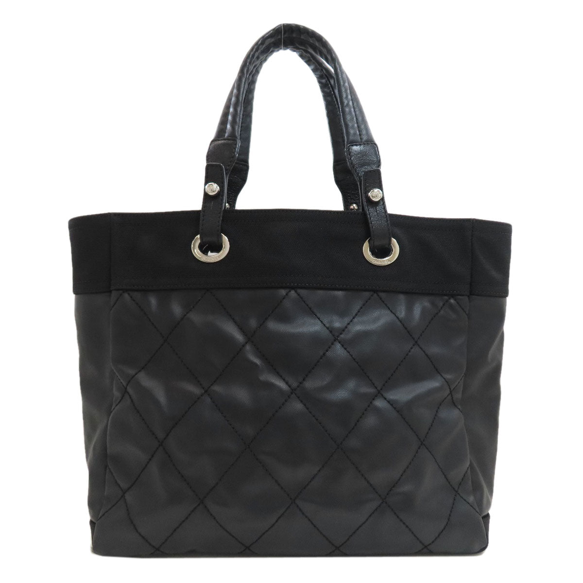 CHANEL Pali Biarritz Tote SilverHardware Tote Bag Coating canvas Ladies [Used]