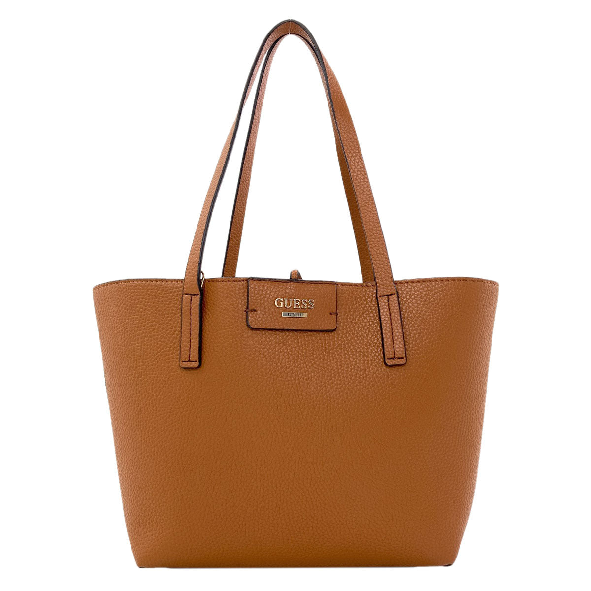 Guess logo Tote Bag Leather Ladies [Used]