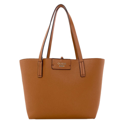 Guess logo Tote Bag Leather Ladies [Used]