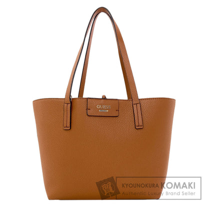 Guess logo Tote Bag Leather Ladies [Used]