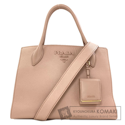 PRADA Monochrome 2WAY Handbag Safiano Ladies [Used]