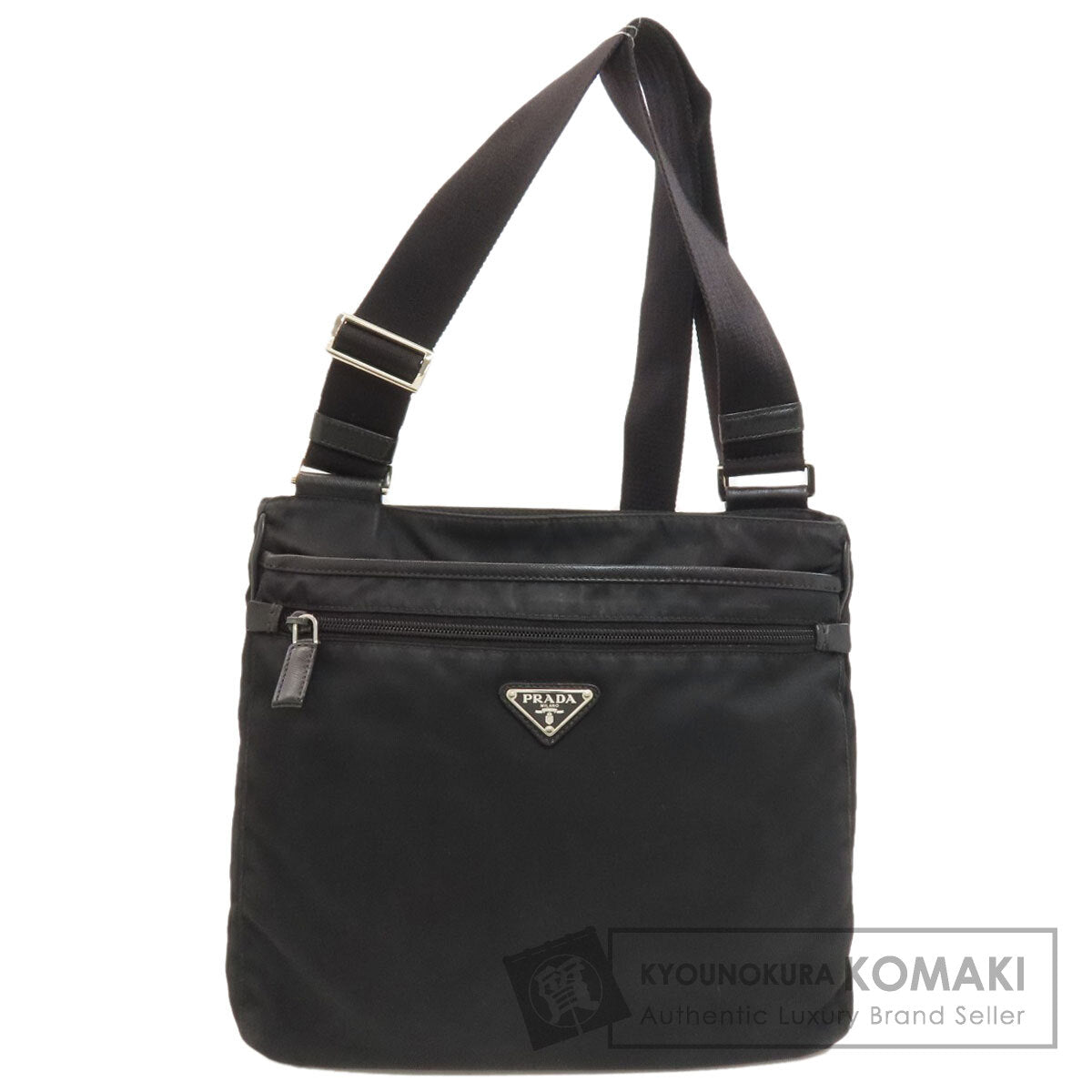 PRADA Logo Hardware Long Shoulder Shoulder Bag Nylon Ladies [Used]