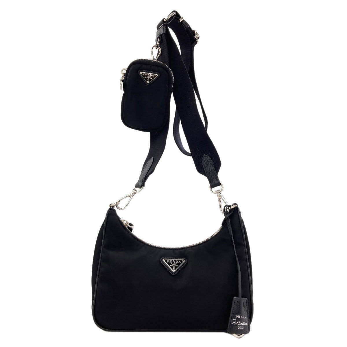 PRADA Logo Hardware Re-Edition 2WAY Shoulder Bag recycled nylon Ladies [Used]