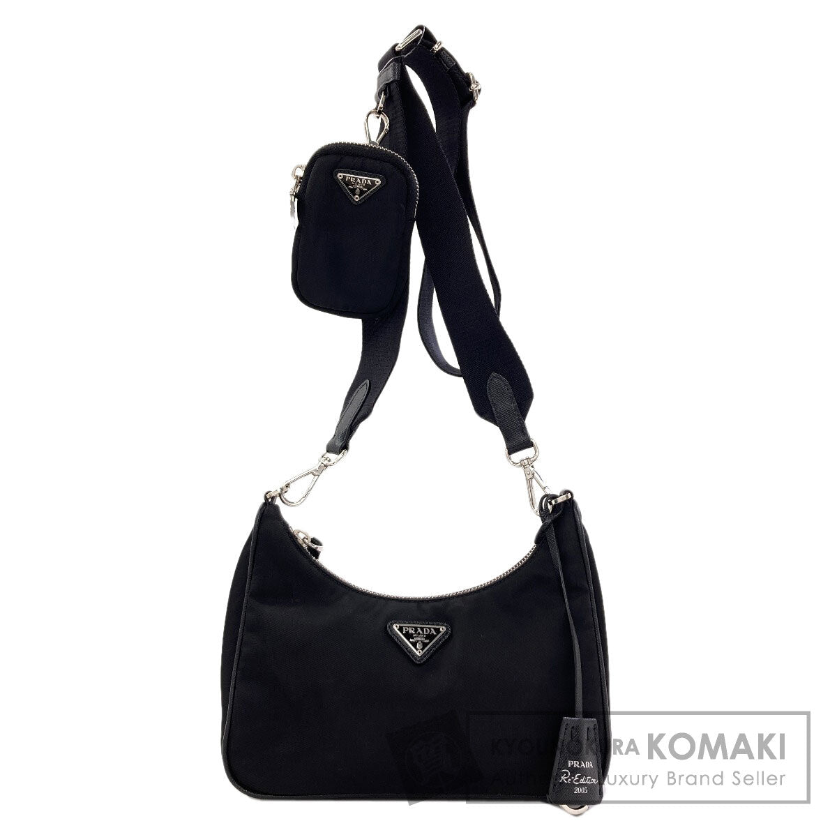 PRADA Logo Hardware Re-Edition 2WAY Shoulder Bag recycled nylon Ladies [Used]