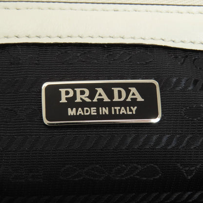 PRADA 1BG382 Triangle logo Handbag Calf Ladies [Used]