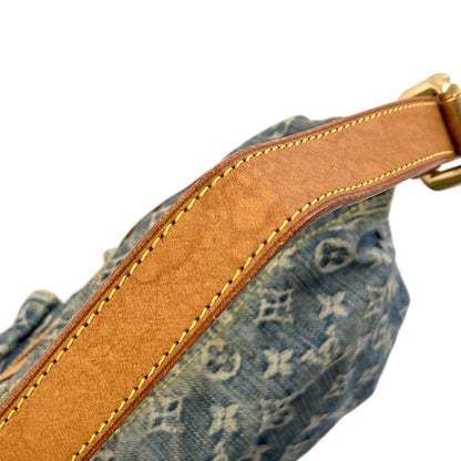 LOUIS VUITTON M95049 Baggy PM Handbag Monogram Denim Ladies [Used]