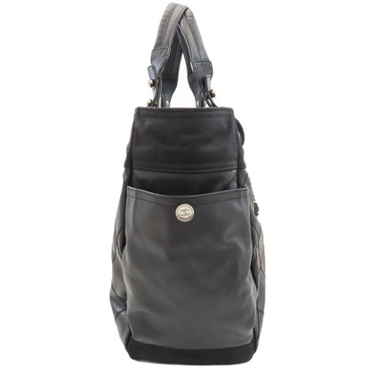 CHANEL Paris Biarritz GM SilverHardware Tote Bag Calf Ladies [Used]