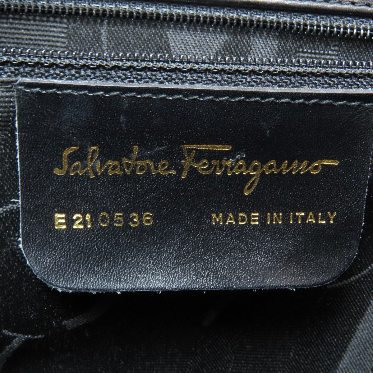Salvatore Ferragamo Gancini 2WAY Handbag Leather Ladies [Used]