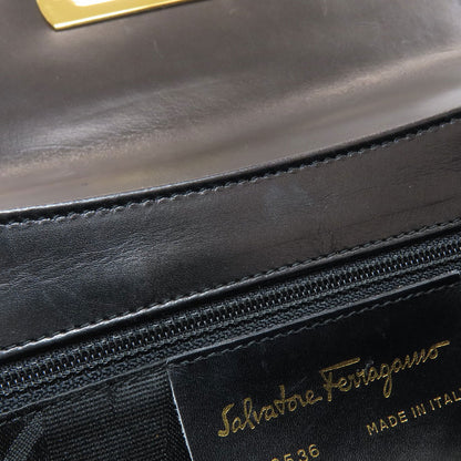 Salvatore Ferragamo Gancini 2WAY Handbag Leather Ladies [Used]