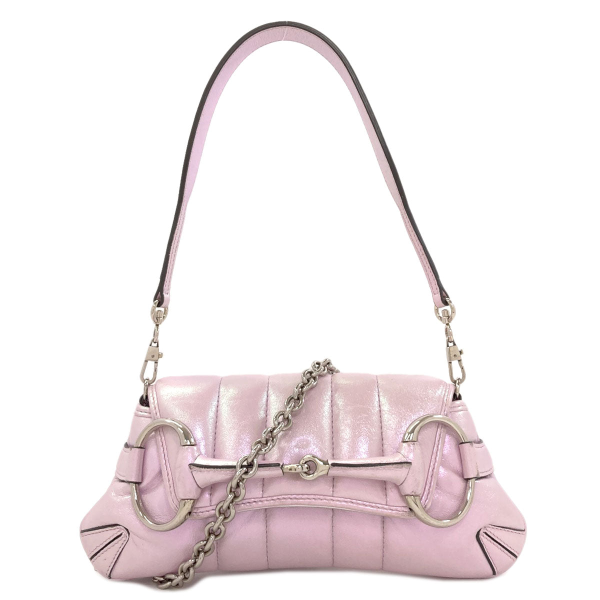 GUCCI 764339 Horsebit Small Handbag Calf Ladies [Used]