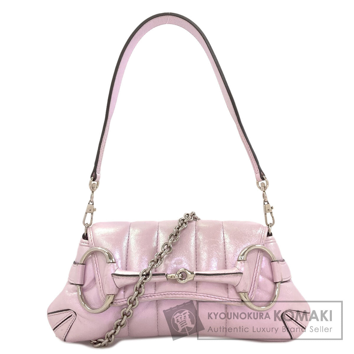 GUCCI 764339 Horsebit Small Handbag Calf Ladies [Used]