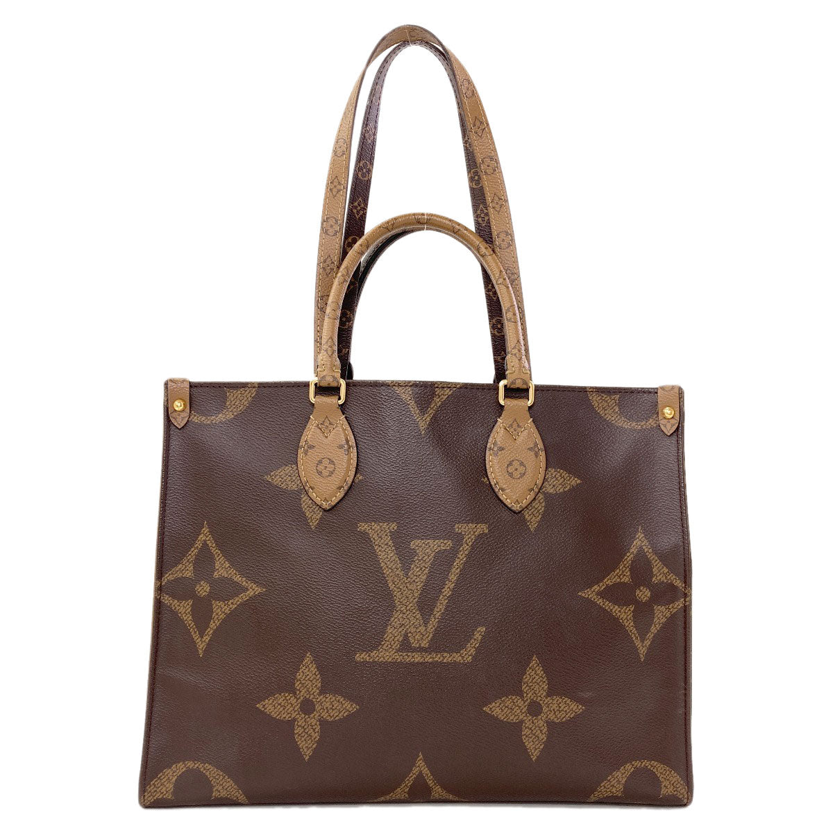 LOUIS VUITTON M45039 On the Go MM Handbag Monogram Giant Ladies [Used]