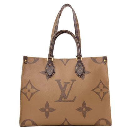 LOUIS VUITTON M45039 On the Go MM Handbag Monogram Giant Ladies [Used]