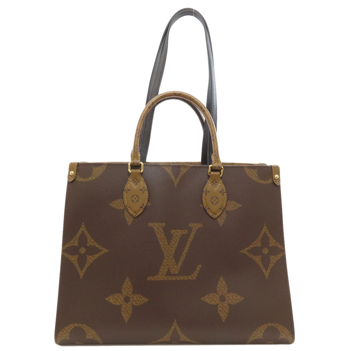 LOUIS VUITTON M45321 On the Go MM Tote Bag Giant Monogram Ladies [Used]