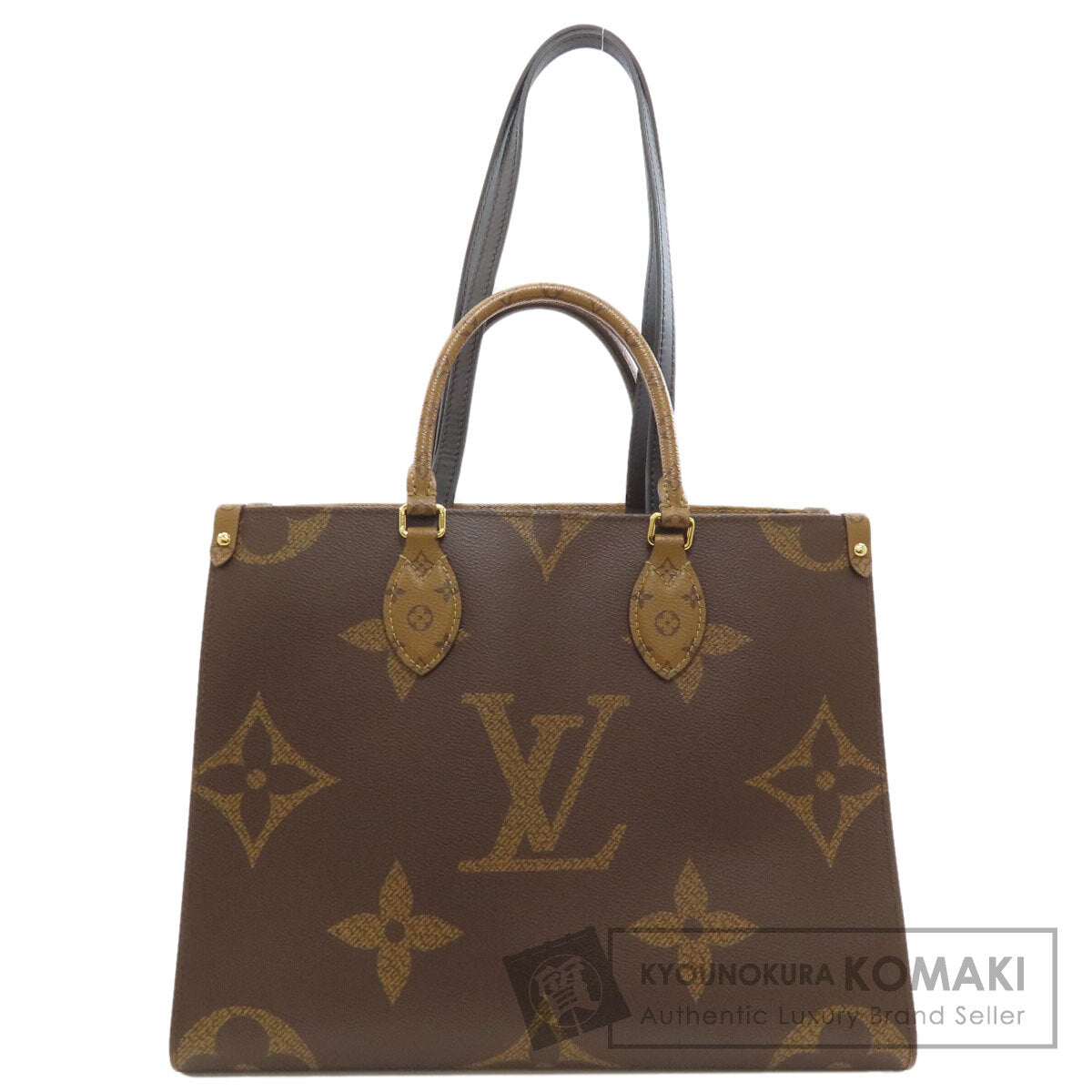 LOUIS VUITTON M45321 On the Go MM Tote Bag Giant Monogram Ladies [Used]