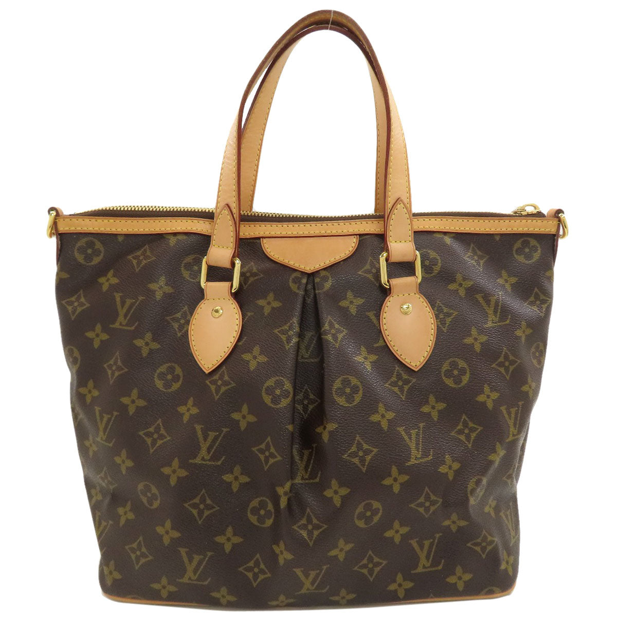 LOUIS VUITTON M40145 Palermo PM Tote Bag Monogram canvas Ladies [Used]
