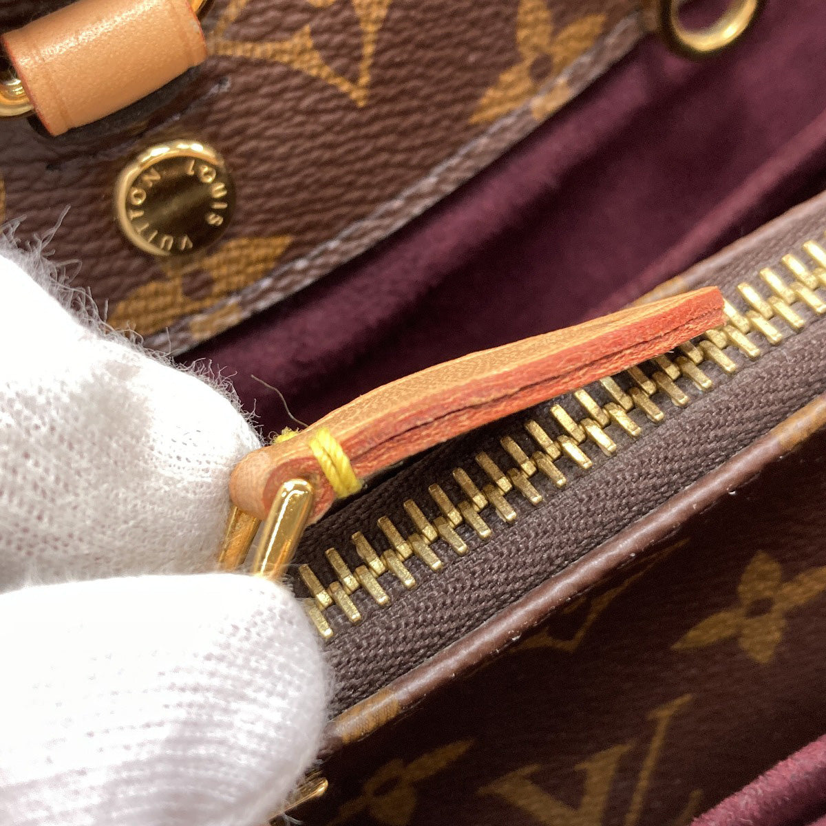 LOUIS VUITTON M41055 Montaigne BB Handbag Monogram canvas Ladies [Used]